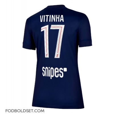 Paris Saint-Germain Vitinha #17 Hjemmebanetrøje Dame 2025-26 Kortærmet Paris Saint-Germain Vitinha #17 Hjemmebanetrøje Dame 2025-26 Kortærmet
